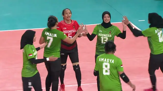 Berita video highlights pertandingan cabang olahraga voli nomor putri Asian Games 2018 antara Indonesia melawan Vietnam.