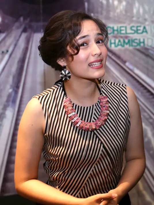  Chelsea Islan saat ditemui di 'premiere' film 'Love You Love You Not' di XXI Plaza Senayan, Jakarta Selatan, Selasa (11/8/2015). (Galih W. Satria/Bintang.com)