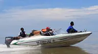 Speed Boat Nakes di Nakai, Distrik Pulau Tiga, Papua (Dok. kemenkes)