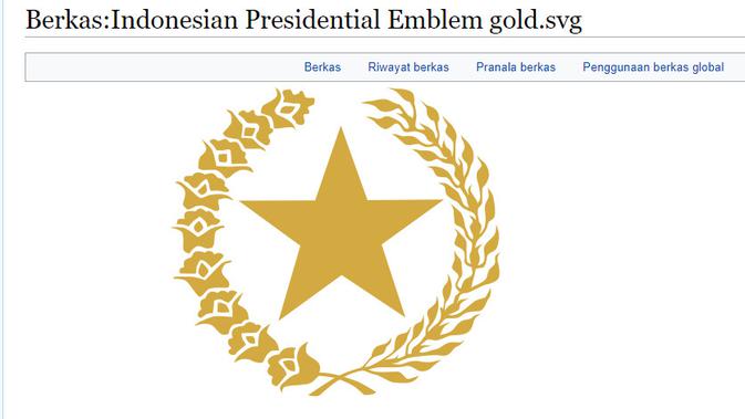 klaim lambang Kepresidenan telah diganti dengan bintang komunis