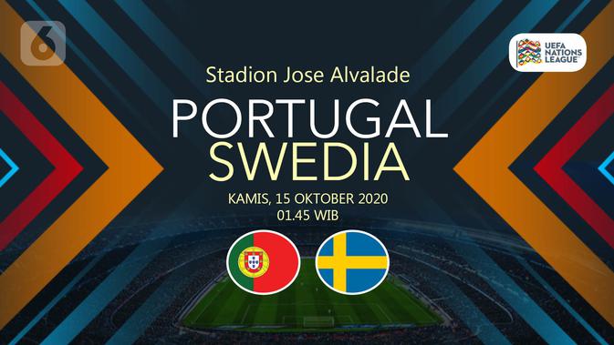 Portugal vs Swedia (Liputan6.com/Abdillah)