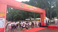 Kegiatan Hermina Fun Run 2024 diikuti oleh sekitar 1000 peserta yang terdiri atas masyarakat serta komunitas di GBK, Jakarta pada Minggu (21/4). (Foto: Istimewa)