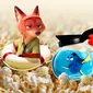 Tiga film animasi terlaris di dunia sepanjang 2016: Finding Dory, Zootopia, The Secret Life of Pets. (Pizar / Disney / Universal / CNN Money)