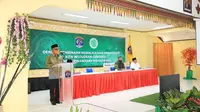 Wali Kota Khairul di Acara Pembinaan Mubaligh dan Mubalighah se-Kota Tarakan yang dilaksanakan di Gedung Serbaguna Kantor Pemkot Tarakan, Sabtu (26/9/2020).