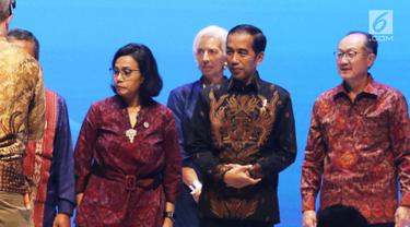 Jokowi Bicara Perkembangan Fintech di IMF-Bank Dunia 2018