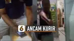 Meski sang kurir sudah memberi penjelasan, pelaku terlanjur naik pitam.
