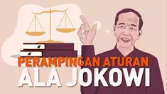 Saat pelantikan 20 Oktober 2019 lalu, presiden Jokowi menyatakan ingin membuat omnibus law.