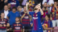 Lionel Messi membobol gawang Juventus sebanyak dua kali pada Matchday-1 Liga Champions 2017-18. (doc. Barcelona)