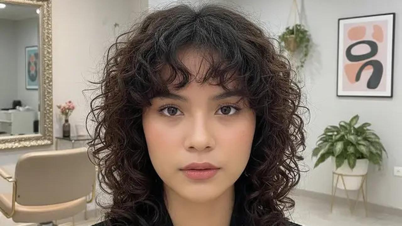 11 Gaya Rambut Keriting Medium Layer Tren Terbaru 2025, Tampil Fresh dan Rapi