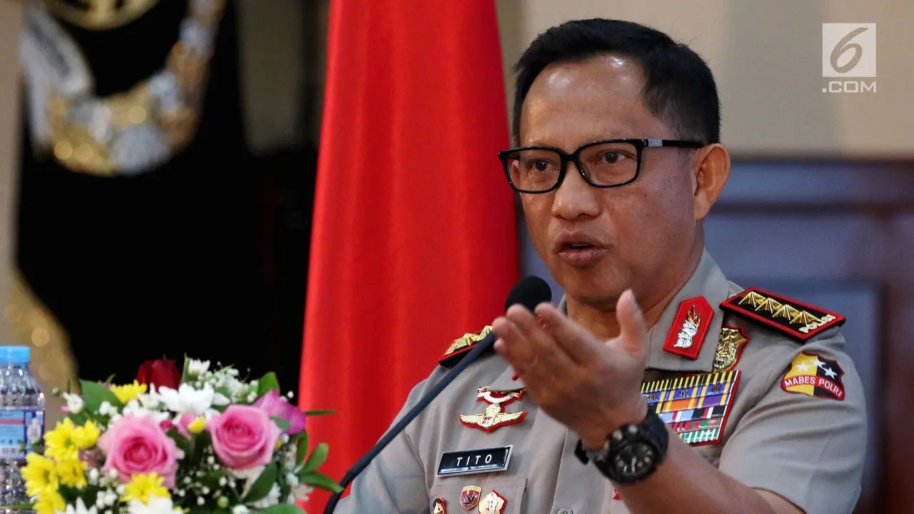 Refleksi Akhir Tahun 2017, Kapolri Tito Karnavian Laporkan Kinerja Polri