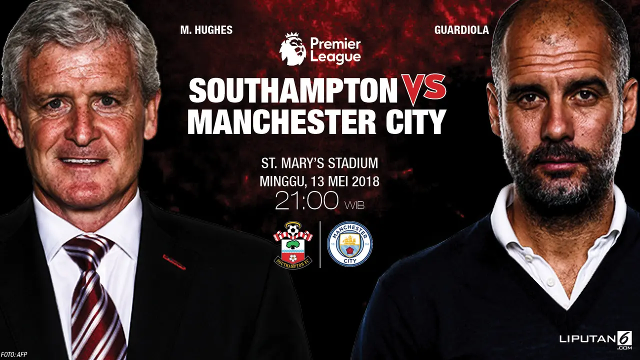 Prediksi Southampton vs Manchester City