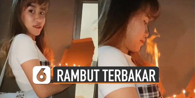 VIDEO: Duh, Niat Beri Kejutan Ulang Tahun Malah Rambut Terbakar