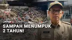 Sampah di TPS Rusun Waduk Pluit, Jakarta Utara, menumpuk selama 2 tahun. Koq bisa, katanya armada pengangkut kurang, sehingga sampah tidak semuanya terangkut.