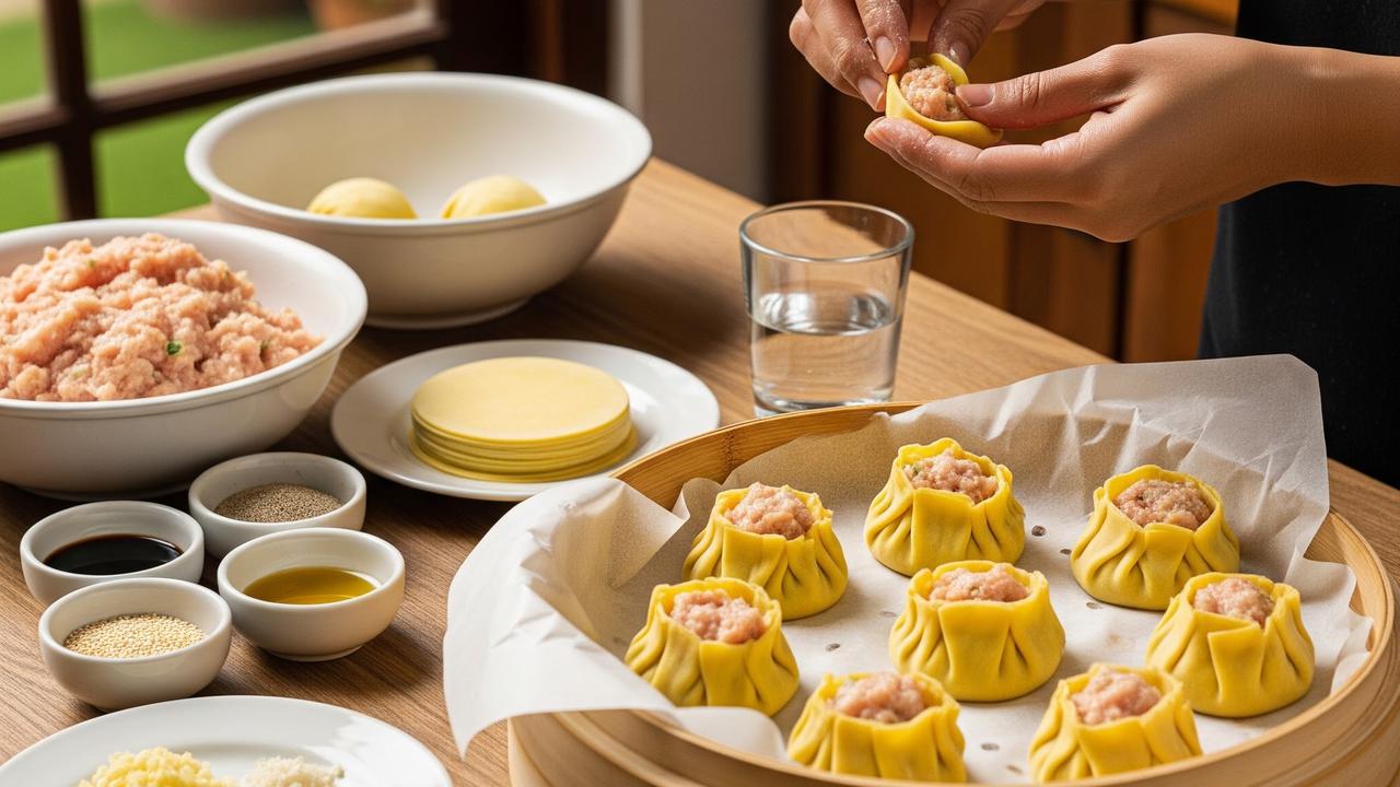 Resep Siomay Ayam Tanpa Kulit yang Rendah Kalori dan Mengenyangkan (AI Generated)