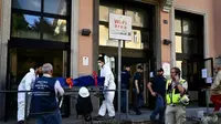 Rumah panti jompo di Italia ini dilaporkan menampung 167 orang ketika kebakaran terjadi (AFP/Gabriel Bouys)