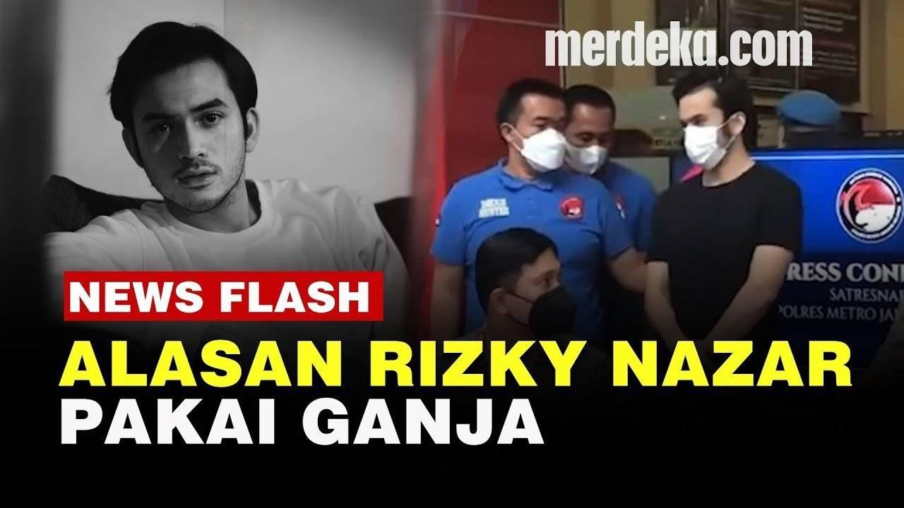 VIDEO: Alasan Utama Aktor Rizky Nazar Pakai Ganja Biar Mudah Tidur