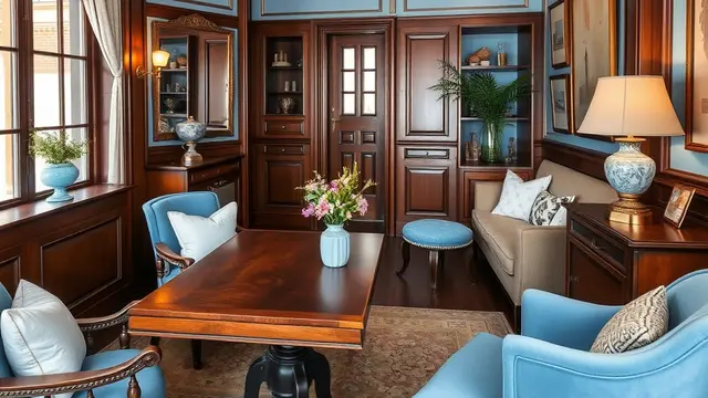 Kombinasi Warna Cokelat Interior