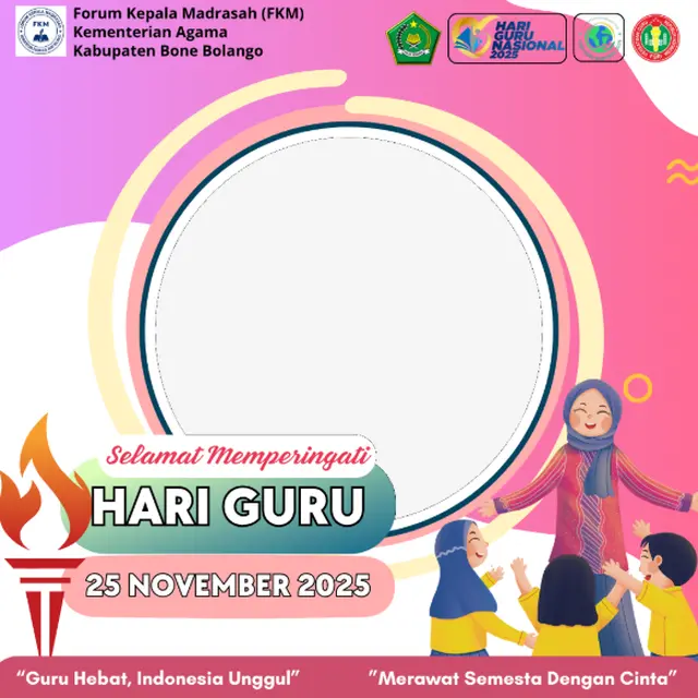 35 Twibbon Hari Guru Kemenag 2025, Rekomendasi Desain Terbaik untuk Sambut 25 November