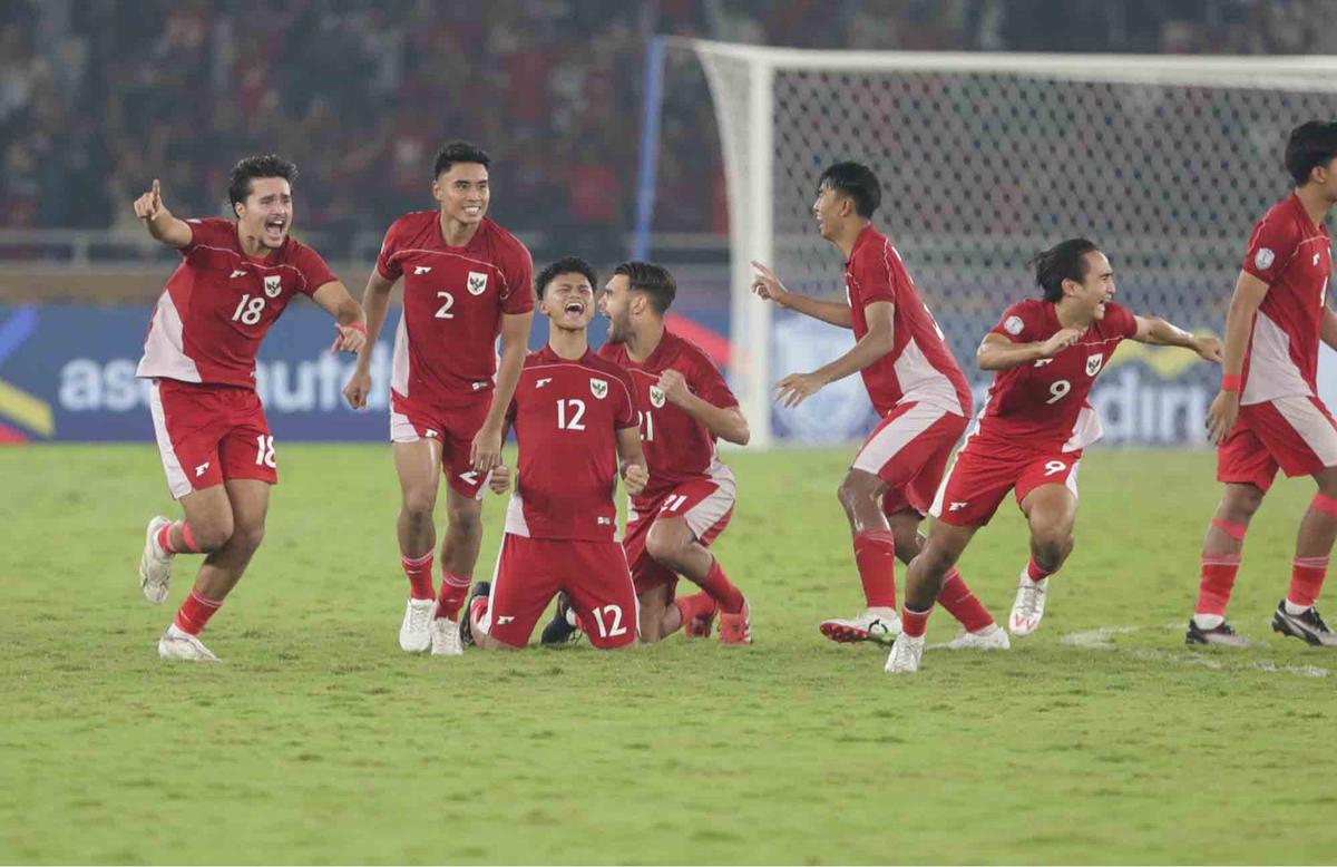 FOTO: Garuda Muda ke Final! Indonesia Tundukkan Thailand Lewat Adu Penalti Menegangkan 7-6