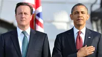 Perdana Menteri Inggris David Cameron dan Presiden Amerika Serikat Barack Obama (Telegraph.co.uk)