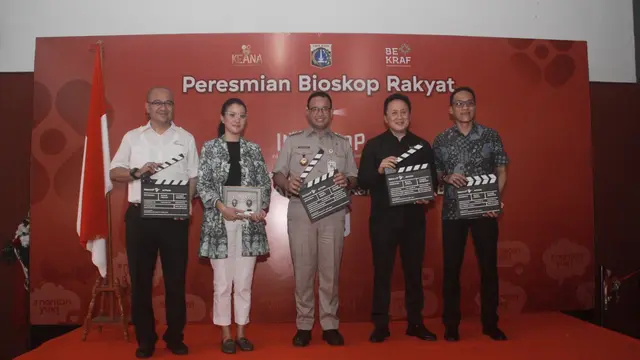 Peresmian bioskop rakyat Indiskop (ist)