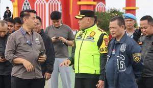 Kapolres Subang AKBP Dony Eko Wicaksono memimpin langsung patroli mobile monitoring mengantisipasi penumpukan kendaraan di jalur wisata penghubung Subang-Bandung pada momen libur Lebaran 2026. (Foto: Istimewa).