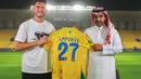 Klub Arab Saudi, Al Nassr, berhasil mendatangkan bek baru, yaitu Aymeric Laporte dari Manchester City. (FOTO: twitter.com/AlNassrFC_EN)