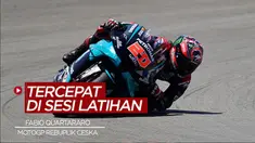 Berita VIdeo Fabio Quartararo Jadi Pembalap Tercepat di Sesi Latihan MotoGP Republik Ceska