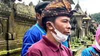I Wayan Suwardane dari Desa Adat Penglipuran, Bali ceritakan pengalaman menggunakan JKN, Kamis (13/10/2022).