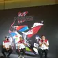 Mandalika Racing Team Indonesia resmi diluncurkan dengan Dimas Ekky Pratama sebagai pembalap, tapi ada satu pembalap yang dirahasiakan (Liputan6.com/Defri Saefullah)