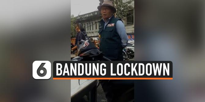 VIDEO: Ridwan Kamil Sebut Bandung Siap-Siap Lockdown