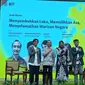 Para Narasumber dan Moderator dalam Diskusi Publik Sesi Pertama, Indonesia Heritage Agency (IHA) (Liputan6.com/Wanda Andita Putri)