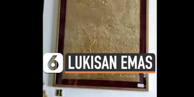 VIDEO: Wow! 36 Lukisan Berlapis Emas Disita dari Tempat Tersangka Korupsi PT Asabri