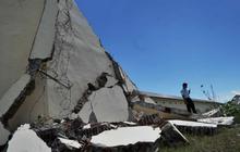Tembok lapas di Banda Aceh ambruk akibat gempa