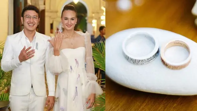 Nadine Chandrawinata dan Dimas Anggara