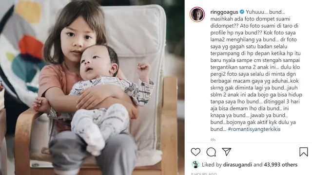 Ringgo Agus Rahman (Foto: Instagram/@ringgoagus)