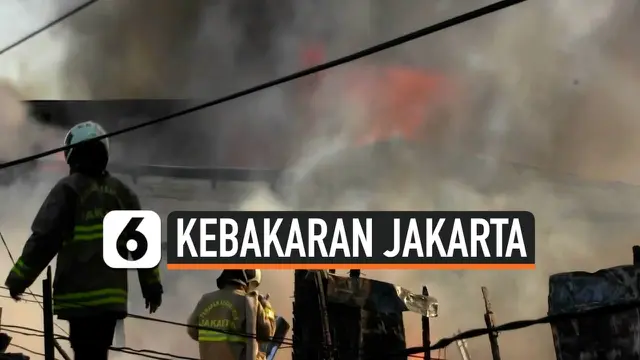 VIDEO: Kebakaran Paseban, Banyak Warga Kehilangan Tempat Tinggal