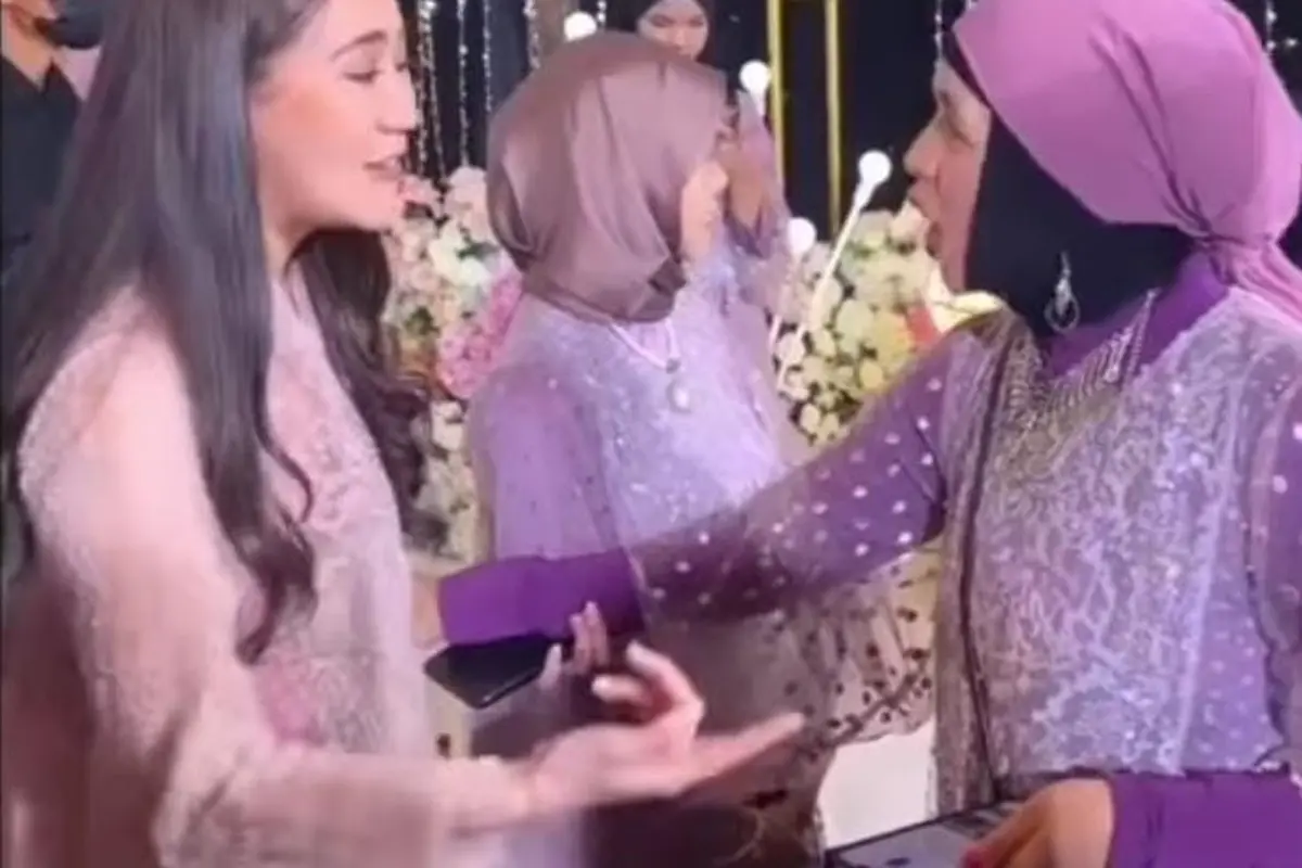 Aaliyah Massaid hadir di 7 bulanan Aurel Hermansyah