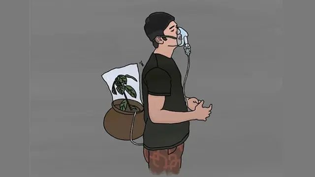 Sindir Bencana Kabut Asap, Warganet Buat Ilustrasi Keren #MelawanAsap