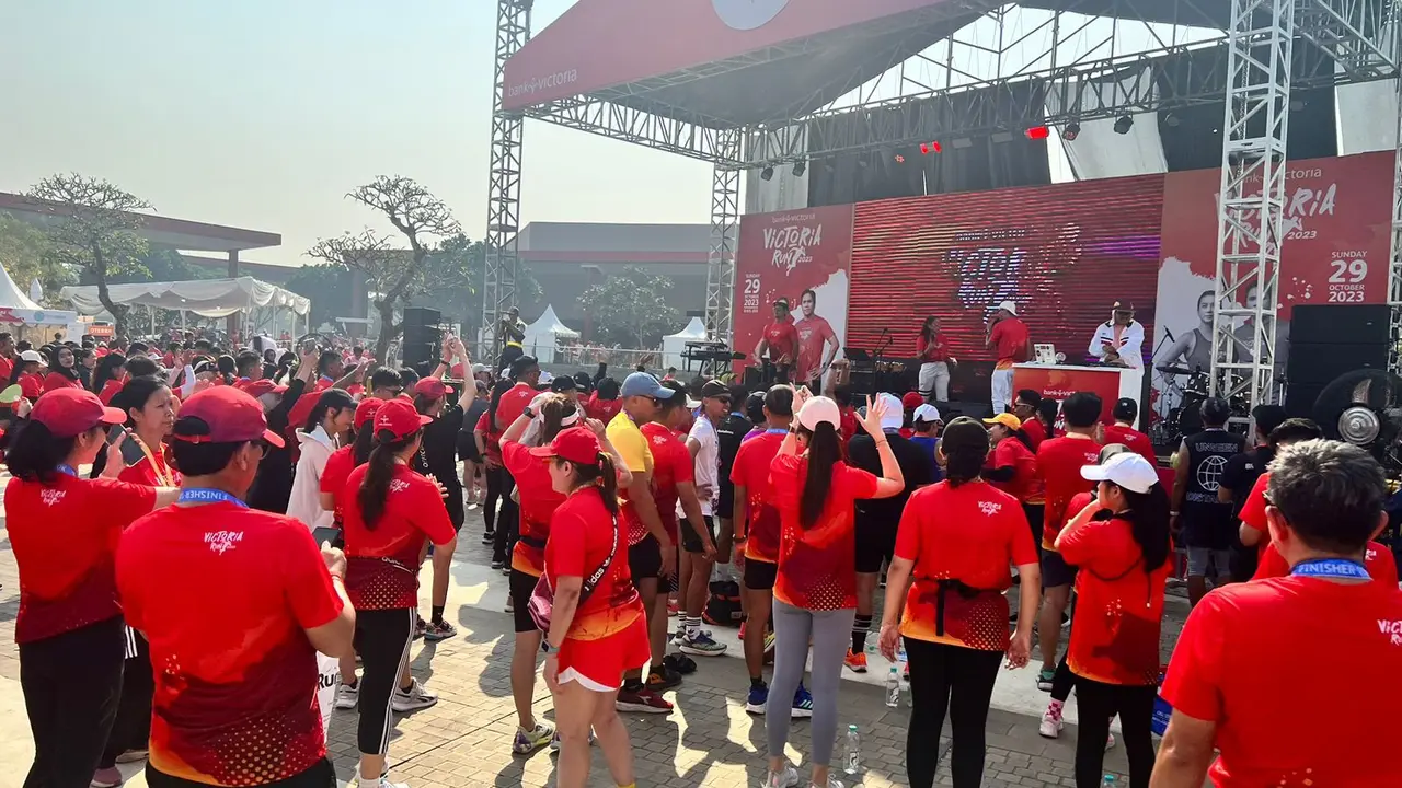 Para peserta Victoria Run 2023