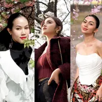 Lihat di sini gaya Syifa Hadju, Ariel Tatum, dan Yura Yunita nikmati keindahan sakura. [@arieltatum].