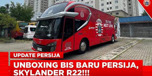 VIDEO: Mengintip Kerennya Bus Baru Persija Jakarta