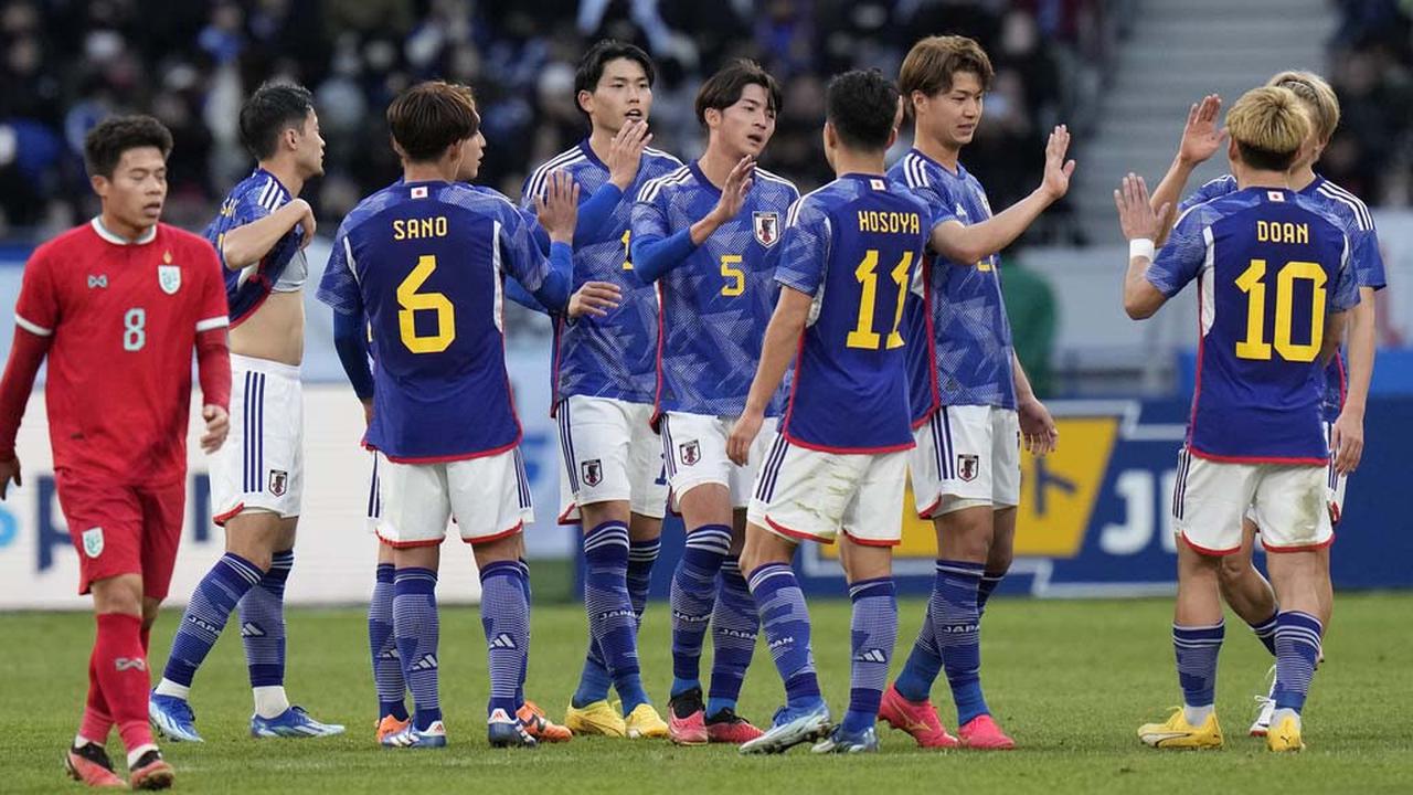 Foto: Jepang Bantai Thailand 5-0, Gimana Nasib Timnas Indonesia Nanti di Piala Asia