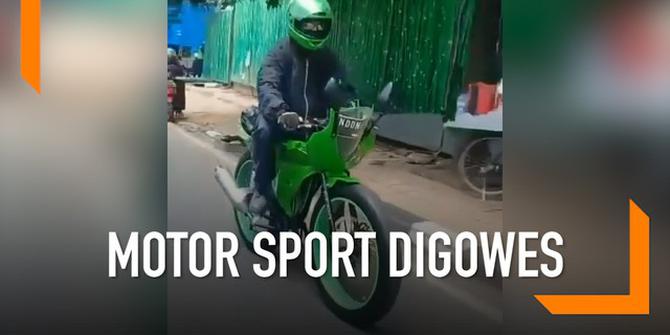 VIDEO: Ada Motor Sport Digowes di Jalan Sudirman, Ini Faktanya