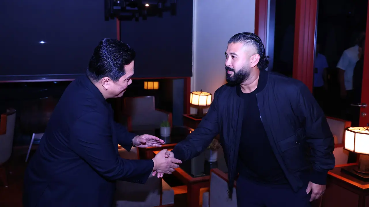 Ketua Umum PSSI, Erick Thohir bertemu Putra Mahkota Johor, Mayor Jenderal Tunku Ismail Idris Ibni Sultan Ibrahim