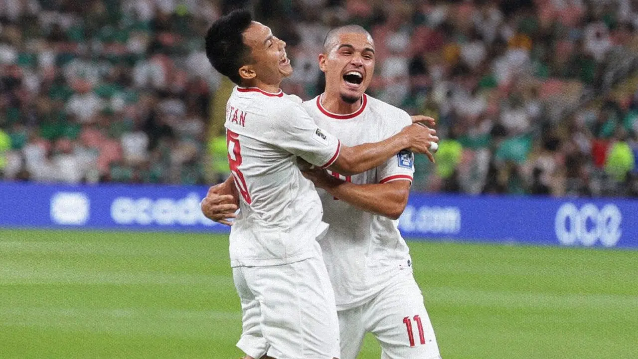 Timnas Indonesia Vs Timnas Arab Saudi.