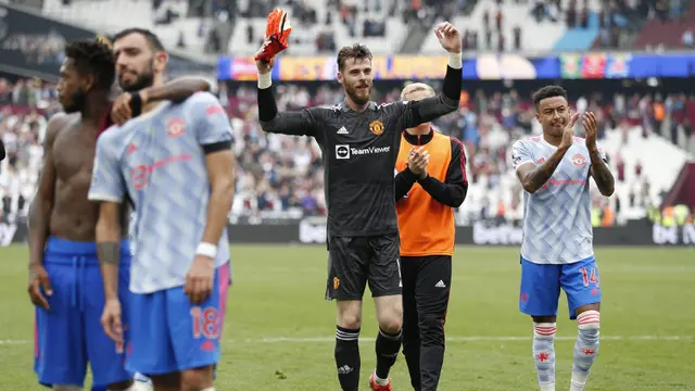 Foto: Jesse Lingard dan David De Gea Jadi Aktor Kemenangan 2-1 Manchester United atas West Ham United di Liga Inggris