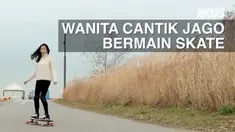 Gadis cantik yang mahir bermain skateboard, berhasil memukau dan bikin pria terpesona.