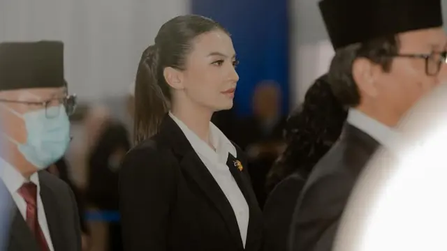 Penampilan Elegan Raline Shah di Pelantikan Staf Khusus Komdigi Jadi Sorotan, Cantik dan Karismatik (credit: instagram.com/ralineshah)