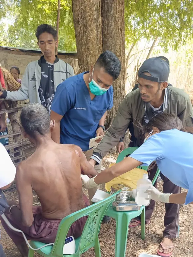 Warga terkena luka tembak dalam konflik tapal batas Indonesia-Timor Leste